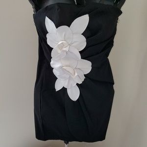 My Michelle Black and White Prom or Evening Dress